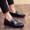 Lässige Herrenschuhe Outdoor-Mode Luxusmarke Slipper Formale Halbschuhe Mokassins Italienische Schwarze Herren Club Party Flats Herrenschuhe