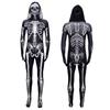 Halloween Women's Clothing Skull Cos Onesie Grim Reaper 2 Stage Cosplay Tights Costume Cosplay Costume