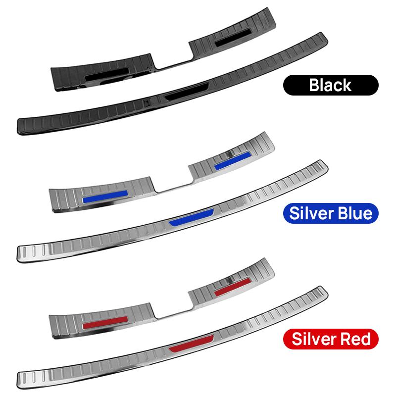 Car Accessories For Toyota Corolla Cross XG10 2021 2022 2023 Hybrid Rear Bumper Foot Plate Trunk Door Sill Guard Pedals Cover