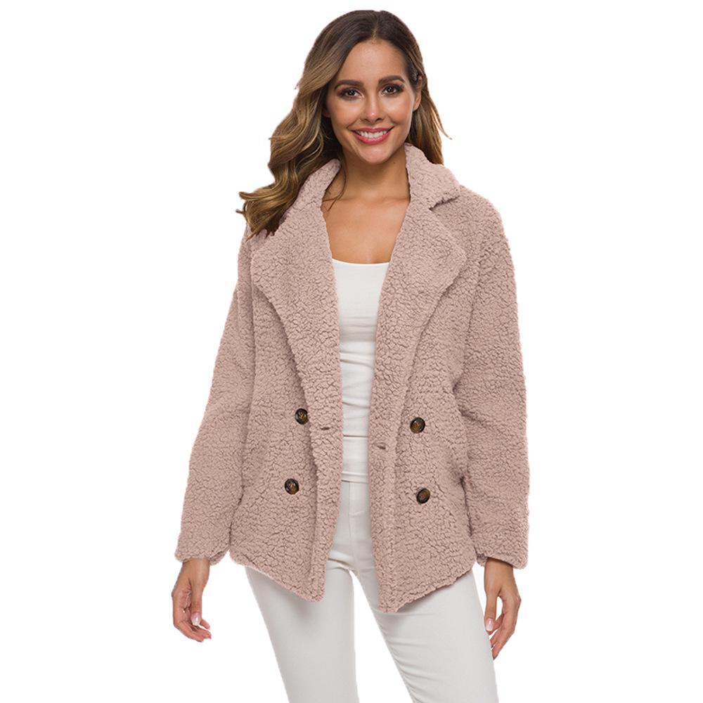Weibliche Warme Faux Pelzmantel Frauen Herbst Winter Teddy Mantel Casual Übergroßen Weichen, Flauschigen Fleece Jacken Mantel