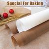 Wiederverwendbare Backmatte, Ölpapier, Gebäck, Backen, hitzebeständiges, antihaftbeschichtetes BBQ-Ölpapier