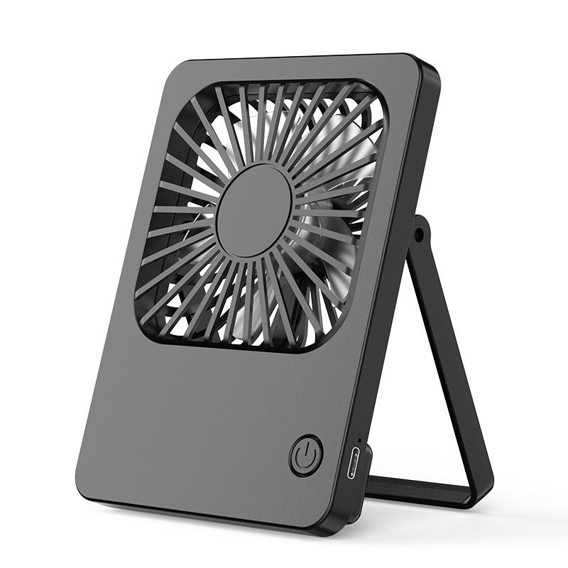 Silent Mini Portable USB Desktop Fan - Foldable & Rechargeable