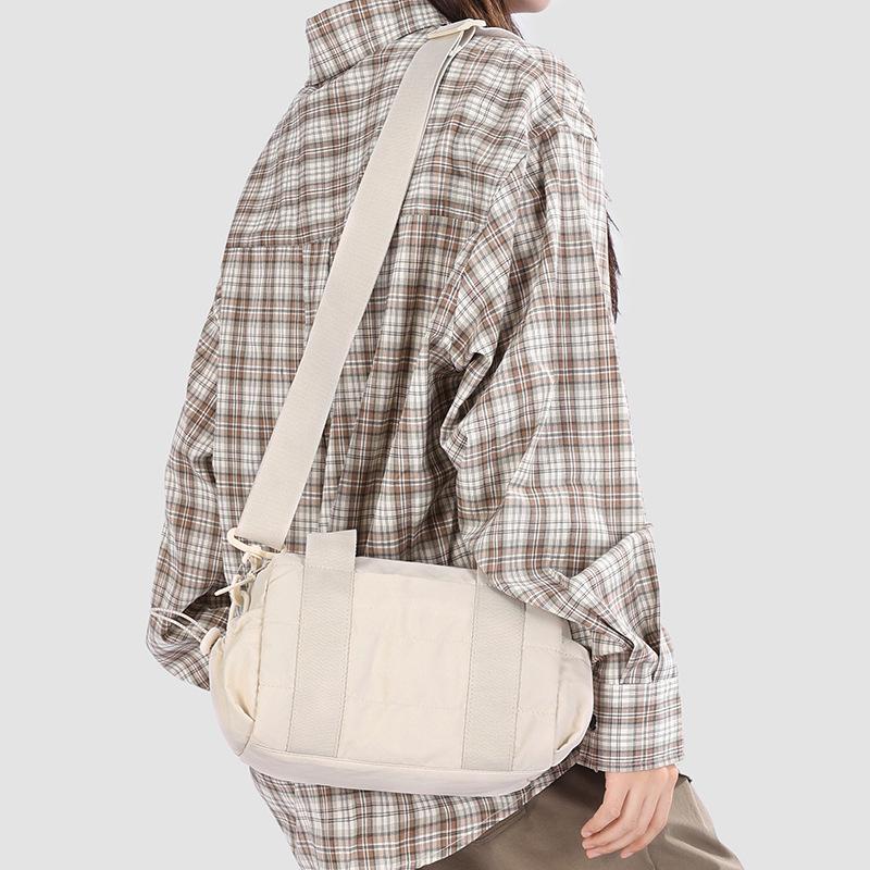 Nylon Bag Women's Bag Solid Color Large Capacity Shoulder Crossbody Bag