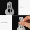 Plastic Net Cup Insert Set for Hydroponics, 32 mm Grow Basket and Sponge Combination, 20 Basket Pack for Household and Indoor Plant Growing