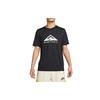 Camiseta de Manga Corta para Correr por Senderos de Secado Rápido con Estampado Gráfico Dri-Fit para Hombre Tops Negro DM5424-010