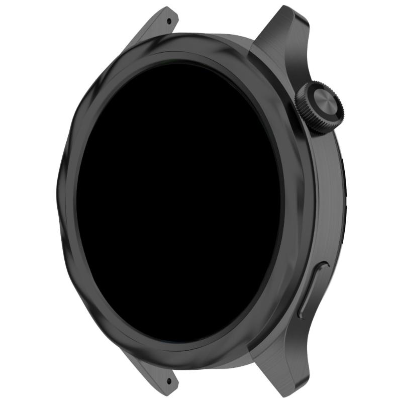 Universal Steel Watch Bezel with Glass Protections Metal Bezel Watch Replacement Bezel Simple Installation for 3/4