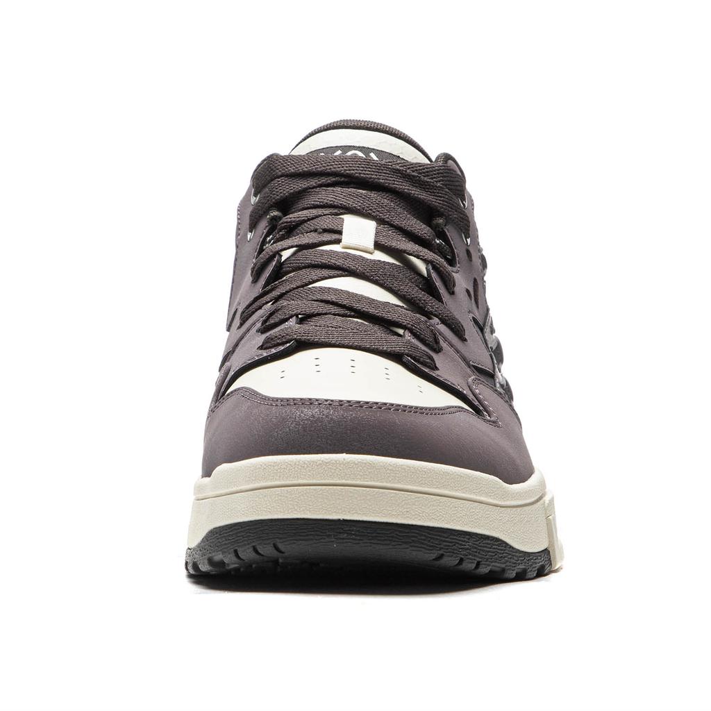 Li Ning Wave MID FLEECE Thermal Slip Resistant Mid Top Skateboard Shoes Unisex Gray AGCV381-2