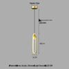 NuFeng Modern Minimalist Golden Oval Pendant Lamp