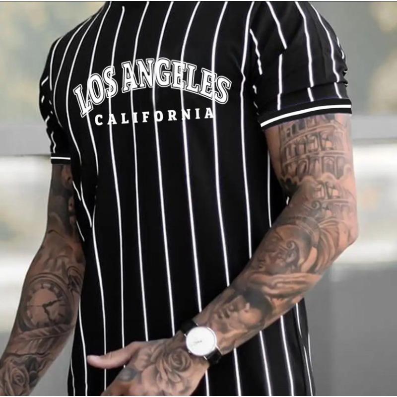 Summer Short Sleeved T-shirt Men's Classic 3D Printed Loose Casual T-shirt