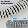 2M 3M 5M Spring Shower Hose Meters Water Plumbing Hose Plastic Bathroom Water Toilet Bidet Sprayer Telephone Line Soft Hoses