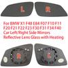 For BMW X1 F48 E84 F07 F10 F11 F20 F21 F22 F23 F30 F31 F34 F40 Car Left/Right Side Mirrors Reflective Lens Glass with Heating