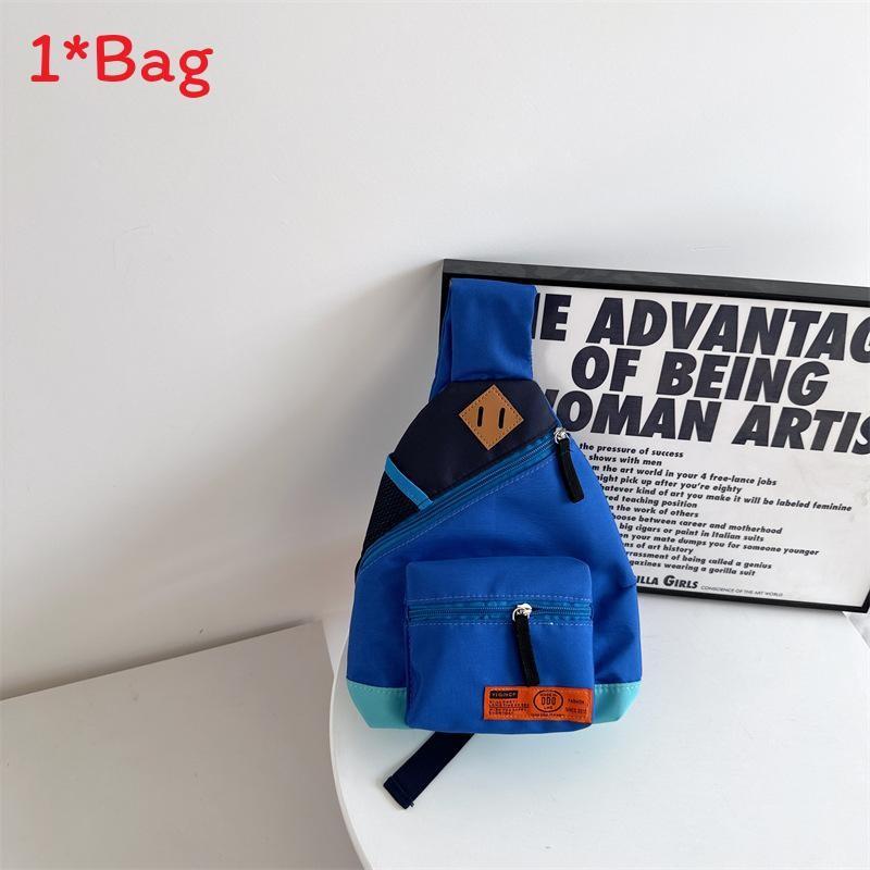 Trendy Unisex Toddler Crossbody Bag With Breathable Material For Preschool Kids