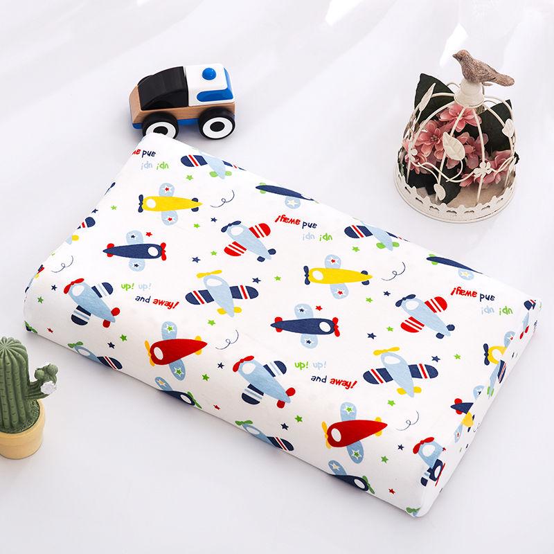 High-quality Baby Cotton Latex Pillow 1-6 Years Children Universal Sleeping Pillow Cartoon Pattern Boys and Girls Small Pillow