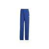 Pantaloni Originali Premium Crepe Trening Blocuri de Culoare cu Trei Linii Picior Drept Tricotați Pantaloni Sport Femei Partea de Jos Albastru Închis IR6125