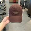 Washed and old letters simple casual baseball cap young couple spring and summer street versatile curved brim hat men