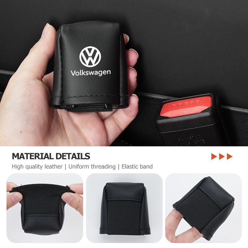 BIG1 For Volkswagen VW Universal Car Front Seat Belt Buckle Protect Cover Anti Scratch Passat Golf 4 5 6 Tiguan Polo Scirocco Jetta