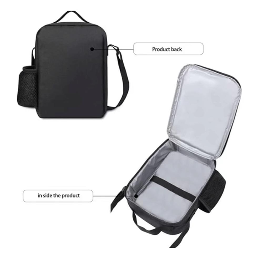 One Piece Lonchera Térmica Cartoon Thermal Lunch Bag Lightweight Portable Cooler Tote For Boys Girls School Picnic Camping Trip