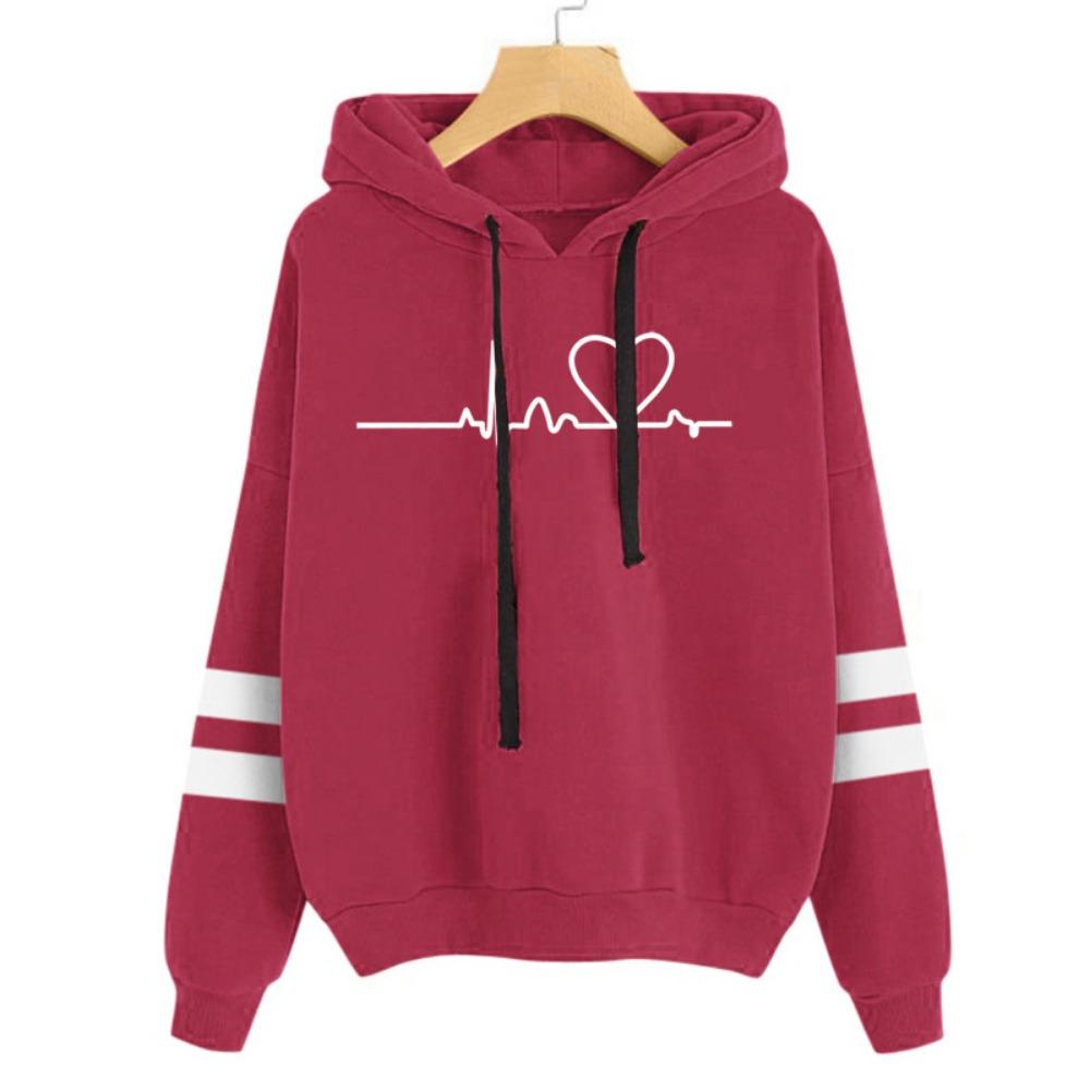 Top 2025 Autumn and Winter New European and American Simple Loose Printing Sweater Women's Autumn