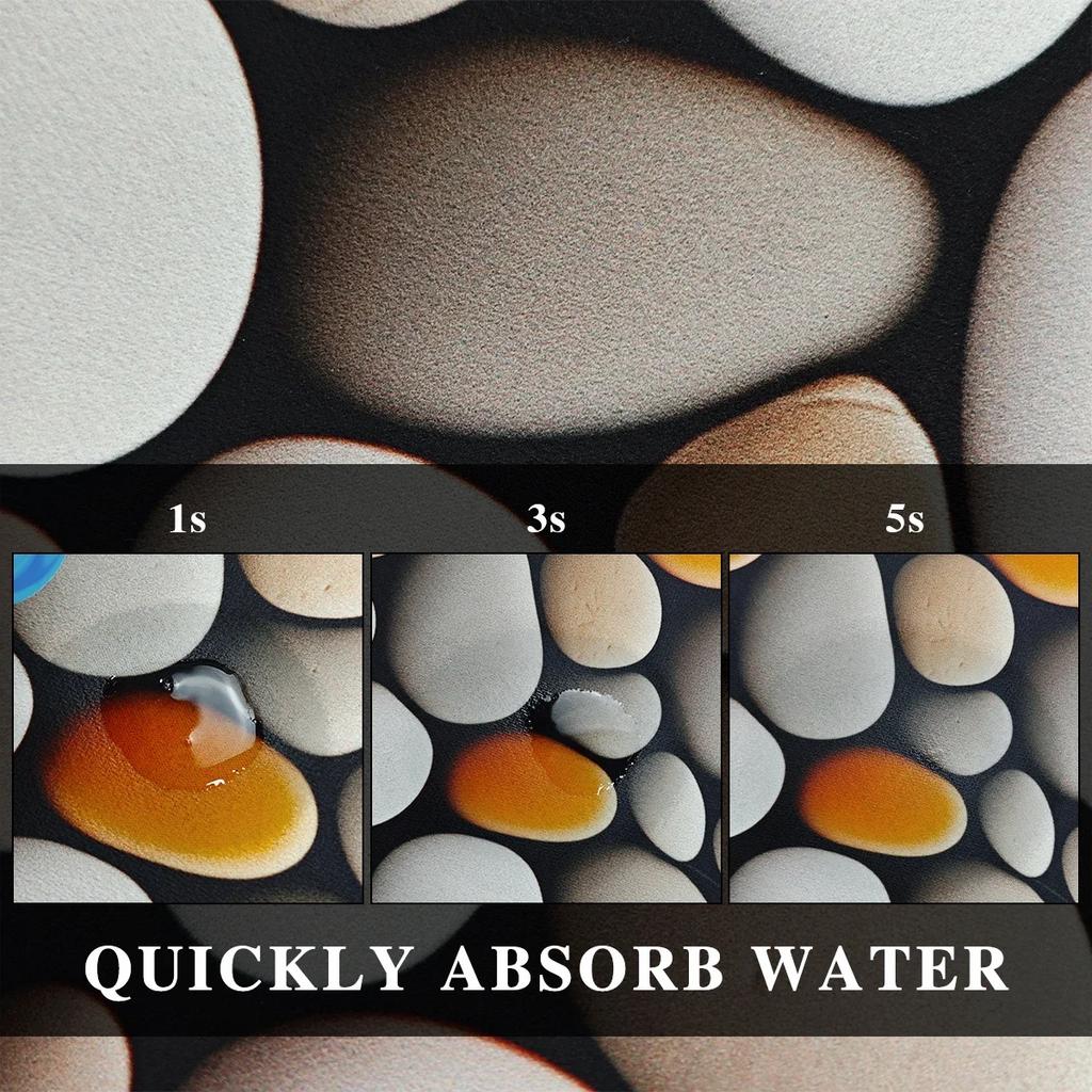 Bathroom Floor Mat Soft Diatom Mud Toilet Carpet Absorbent Quick-drying Bath Mats Doormat  Anti-slip Rug   Bloc