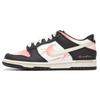 Dunk Abrasion Resistant Abrasion Resistant Low Top Skateboard Shoes Women's Black Pink CW1590-100(Team82-)