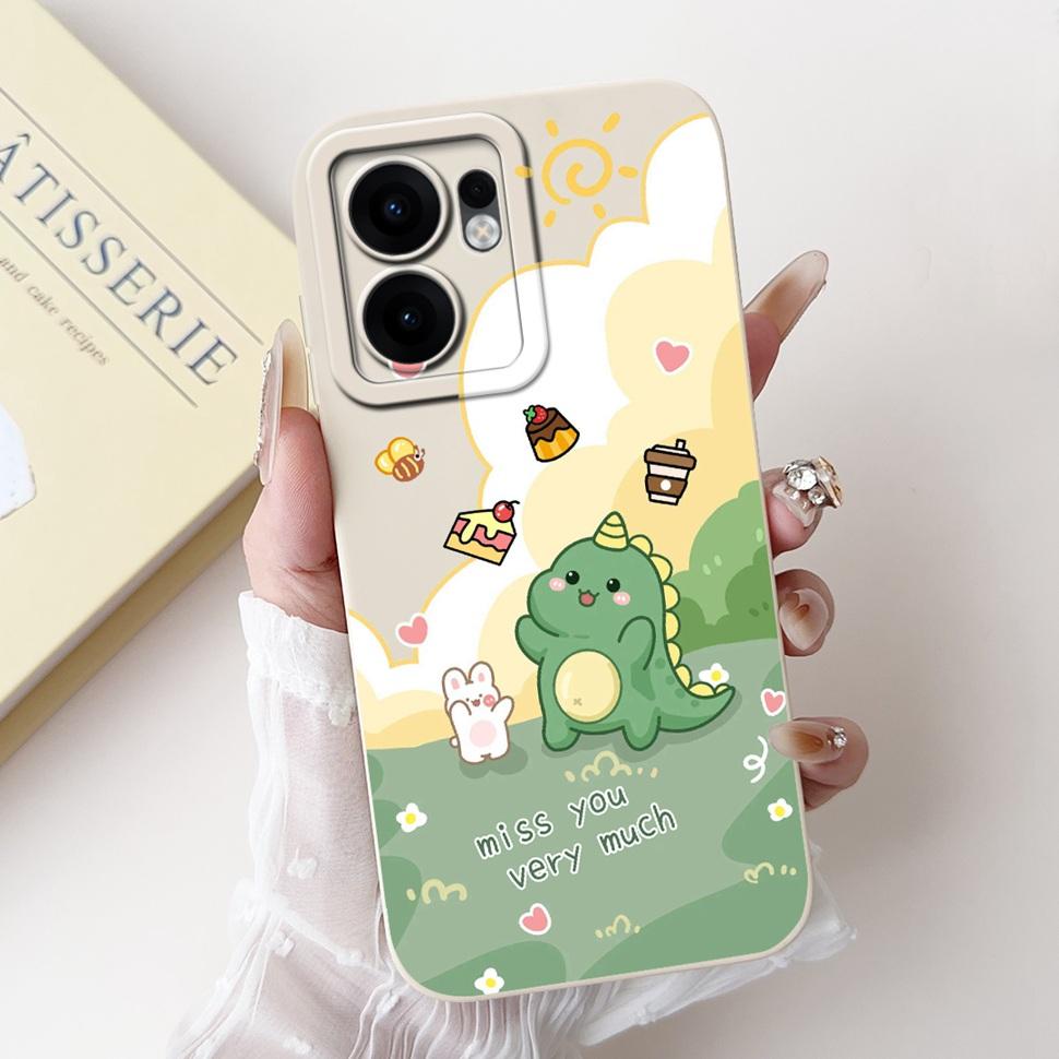 For Oppo Reno13 F Case Cute Rabbit Panda Soft Silicone Phone Cover For Oppo Reno 13 Reno13 Pro 13F Reno13F 5G Fundas Capa Shell