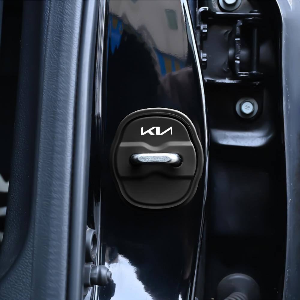 2/4pcs Car Silicone Door Lock Protective Cover Anti-Collision Shock Absorbing Pad For Kia Sportage 3 Rio K2 Ceed Carnival Soul xmwcj44