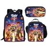Set de Sac à Dos Toy Story 5 Pièces Sac d'École Sac à Dos Personnalisé DIY Sac à Dos Décontracté pour Jeunes Sac à Dos de Jour