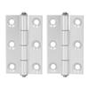 2 stk Flatt hengsel Folding Aluminiumsprofil Resinforing Akser Firkantet Dørbeslag