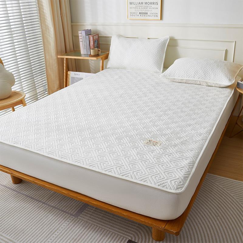 Sojakatoen Gevuld Waterdicht Bedspreien Wasbaar Katoen Eendelig Simmons Matras Stofdichte Beschermhoes