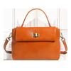 Fashion Textured Cowhide Handbag Versatile Shoulder Bag Genuine Leather Commuter Messenger Bag