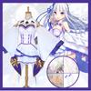 Hajimeru Kara Rezero Isekai Élet Emilia Tünde Cosplay Jelmez Teljes Szett Fancydresscostume