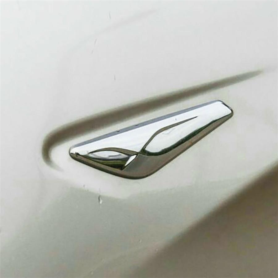 Chrome Front Left Side Fender Trim Finisher # 51117338569 For BMW X3 X4 F25 F26