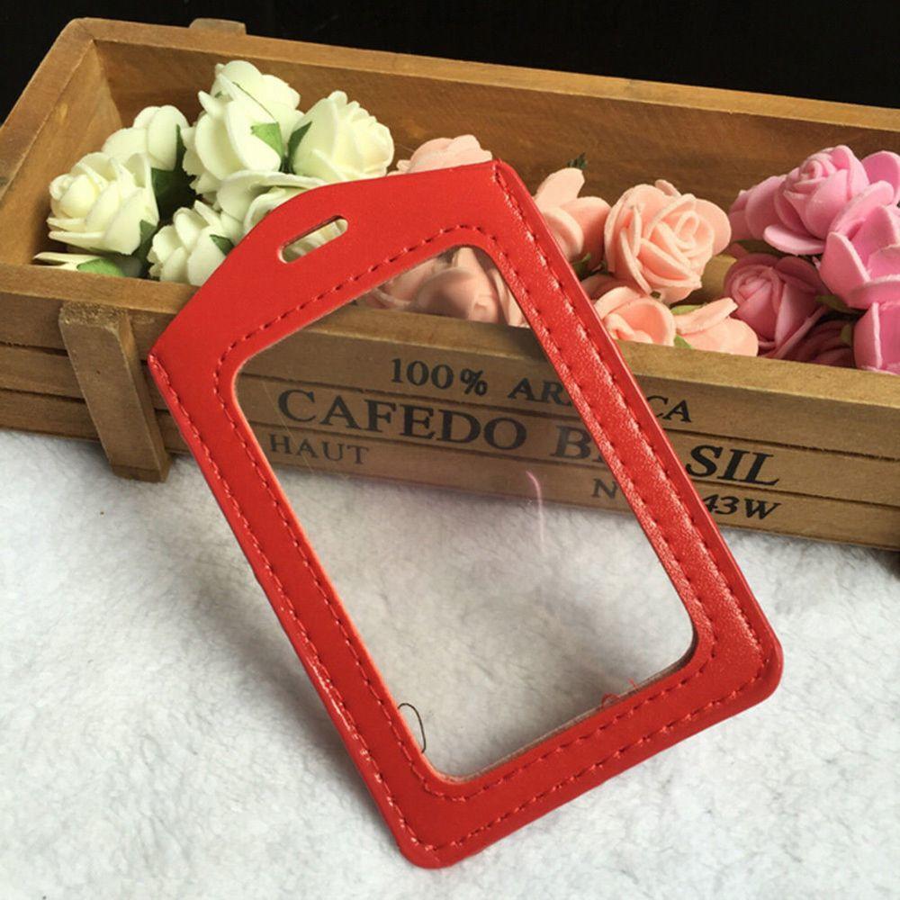 Simple Student Kids Lanyard Card Holder Slim Wallet Boys Pu Id Certificate Bus Door Credit Card Bag for Girls Zipper Coin Purses