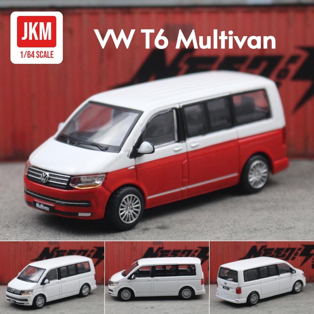 1/64 Scale T6 Multivan MPV Van Miniature Model 1:64 Free Wheels Toy Car Vehicle Diecast Alloy Collection Gift For Boys Kid