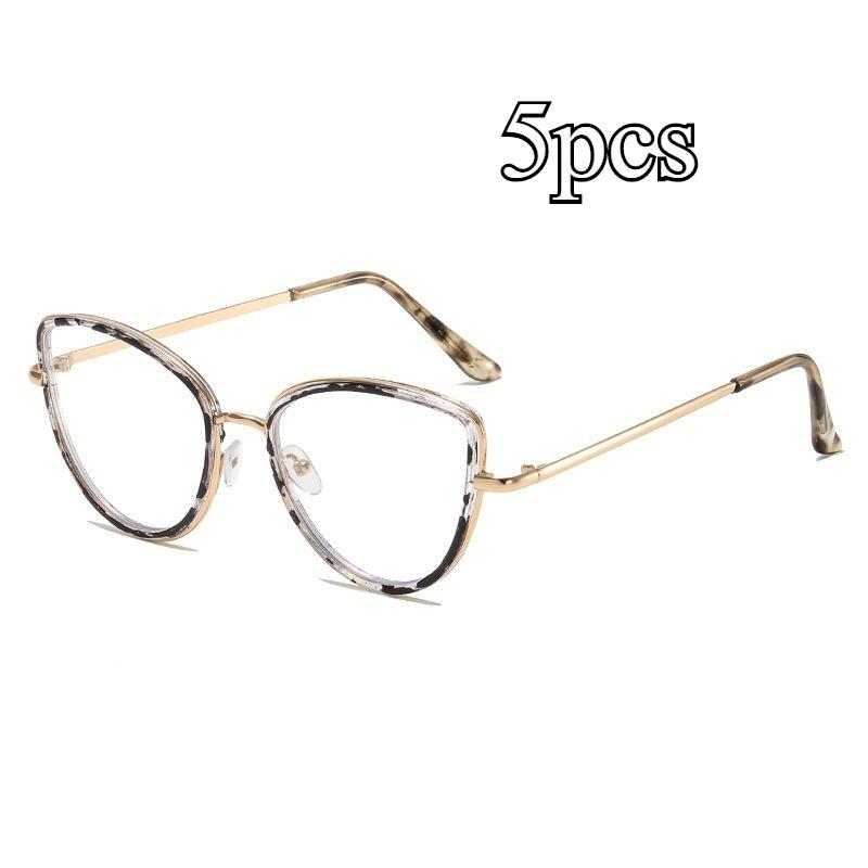 Nouvelles Lunettes de Vue Mode Œil de Chat pour Femmes Anti Lumière Bleue Lunettes Anti-Radiation de Marque Importée Haute Qualité / Verres Remplaçables