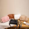 A Trendy Pleated Shoulder Bag With Fashionable Casual Style, Slanted Korean Version Bag, Women's Camera Bag