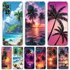 Phone Case For Xiaomi Mi Poco X7 X6 X5 NFC X3 F7 Ultra F6 Pro F3 15 14T 14 13T 11 12 13 Lite Clear TPU Cover Coconut Tree