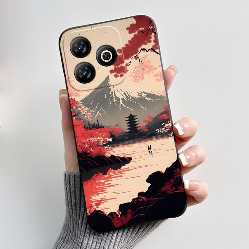 För ZTE Axon 60 / Blade V60 / Nubia V60 Fodral Sött Kaninfodral För ZTE Axon60 BladeV60 NubiaV60 Svart Silikon Skyddande Fodral