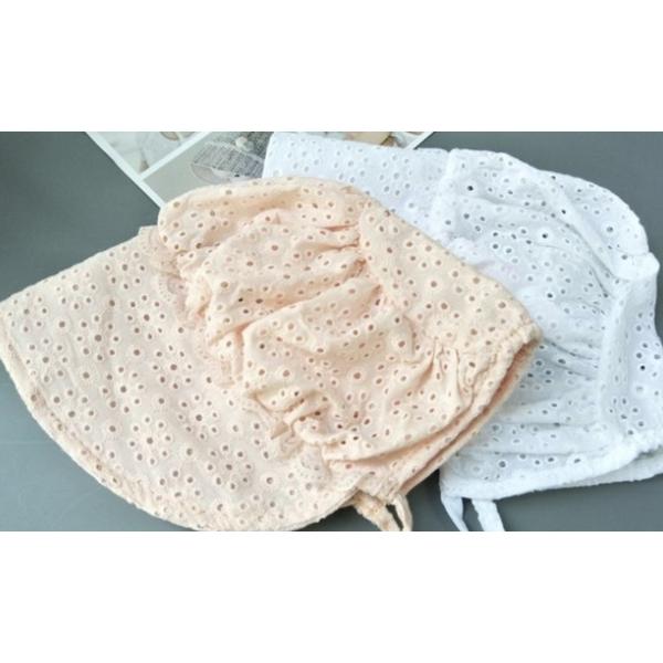Bevenise Simple Punching Lace Bonnet, Korean Baby Products