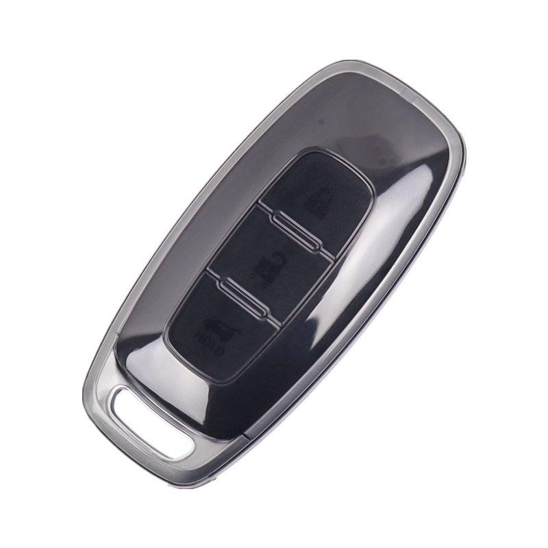 Transparent Black Soft Tpu For Nissan X-Trail Sylphy Altima Qashqai Pathfinder Kicks Ariya - Car Key Case Protect Cover