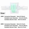 10PCS Set PP Plastic Aquarium Water Pump Hose Filter Green Silicone Tube Fish Tank Filter 4MM Cleaning Filter Aquarium Filter