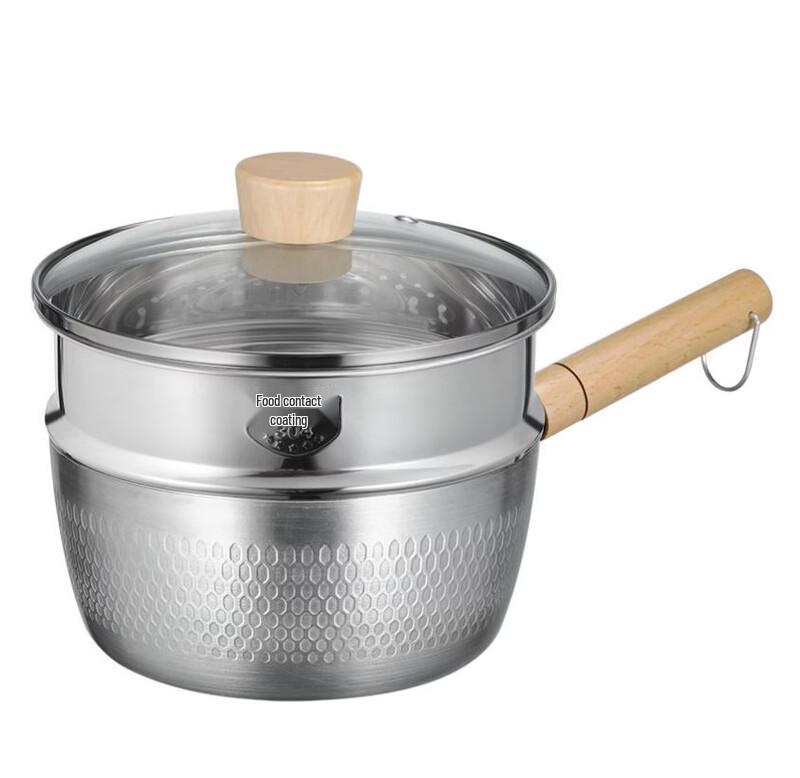 COOKER KING Japanese Yukihira Saucepan with Steamer