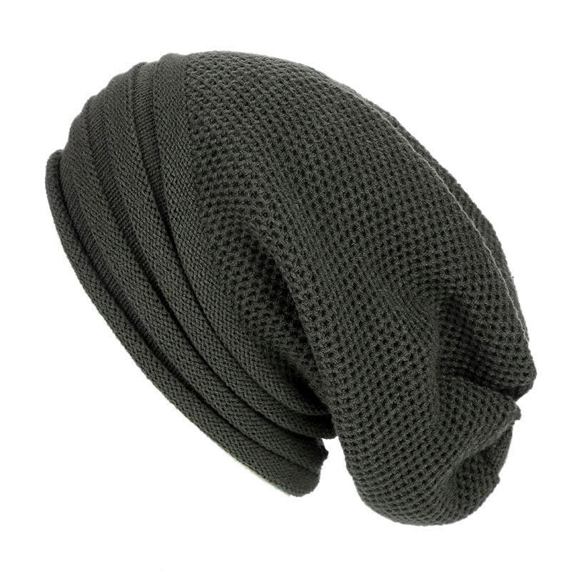 Winter Baggy Slouchy Beanie Hat Wool Knitted Warm Cap for Men Women Beanie Oversized Winter Hat for Skiing Cappello Uomo