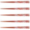 Shibazakura 21cm Dinner Chopstick Set Acrylic Resin Natural Wood Dishwasher Safe Japan