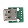לוח מתאם USB 2.0 נקבה ל-DIP 4 פינים עם כבל נתונים מולחם