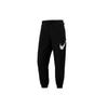 Logo Print Drawstring Sports Pants Women Bottoms Black DM6184-010