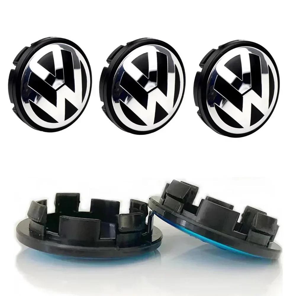 4pcs 55mm 65mm Car Styling Wheel Center Wheel Hub Cap Modification Accessories Qsuitable for VW Volkswagen Jetta MK5 Golf Passat
