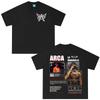 Rapper Arcangel Album 2026 Tour Print T Shirt Men Women Hip Hop Fashion Clothing T-shirt Short Sleeve Cotton Oversized T-shirts