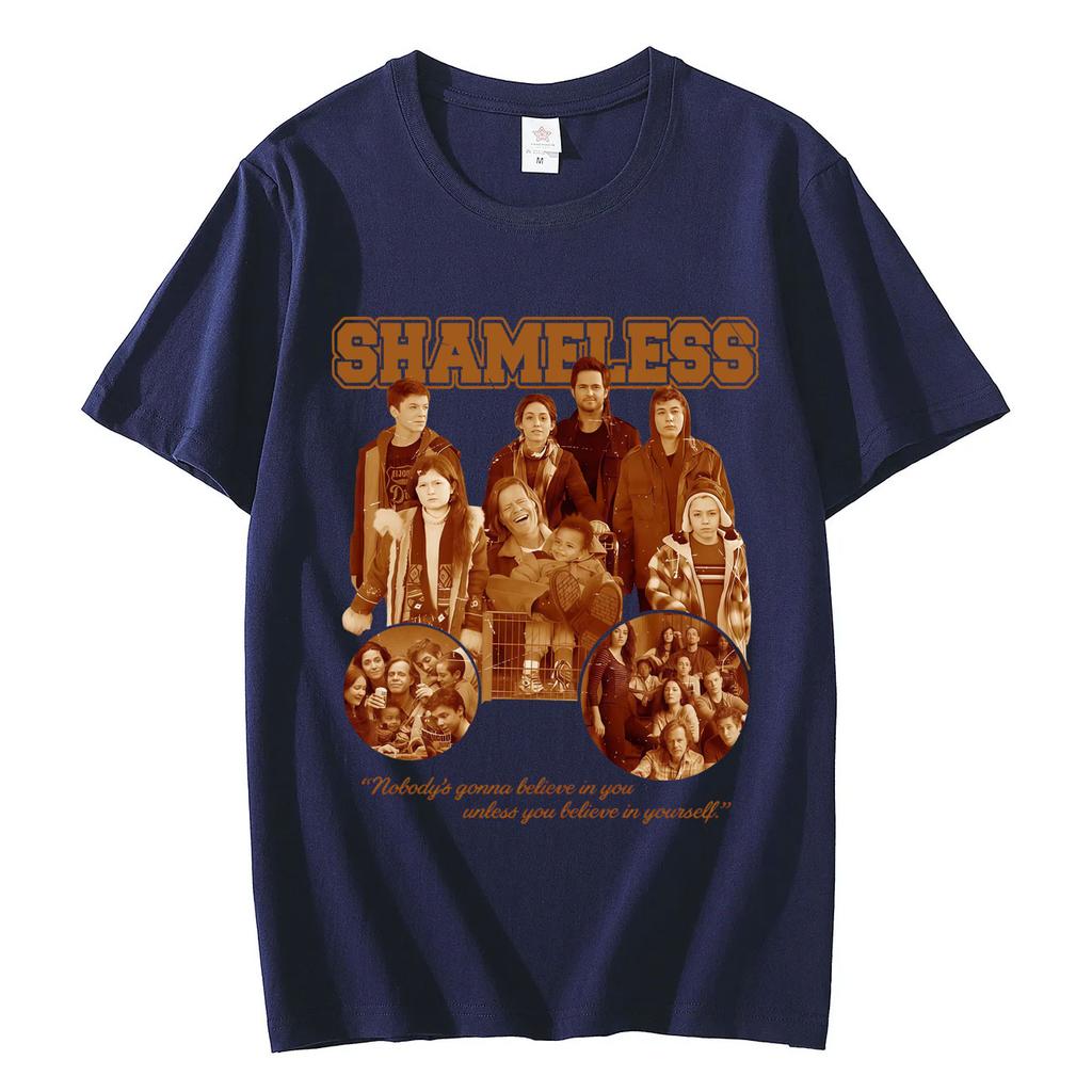 Limited TV Series Shameless Graphic T Shirts Fashion Vintage Short Sleeve Tshirt High Quality Cotton Oversized Tshirts Unisex