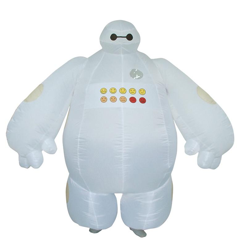 Wysokiej Jakości Nadmuchiwany Kostium Maskotki Baymax z Big Hero 6 dla Dorosłych Przebranie Cosplay